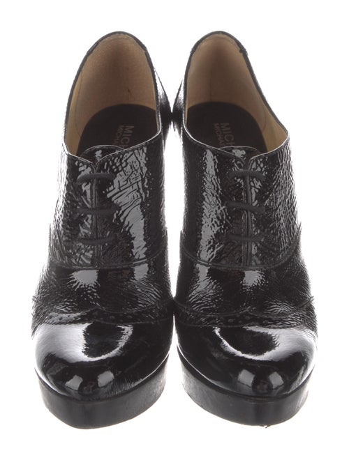 Michael Michael Kors Leather Lace-Up Boots