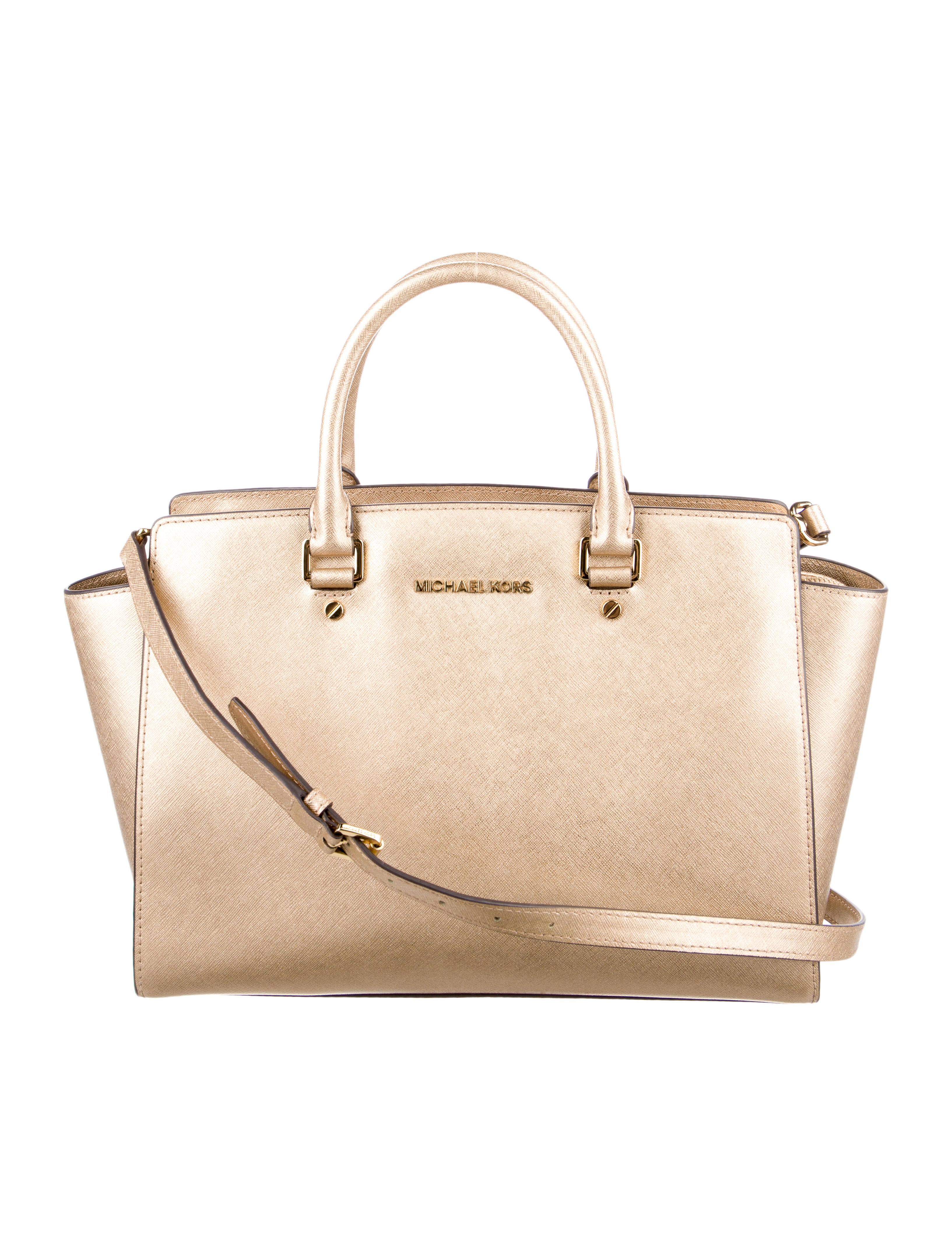 Michael Kors Gold Fabric Handbag main image 0