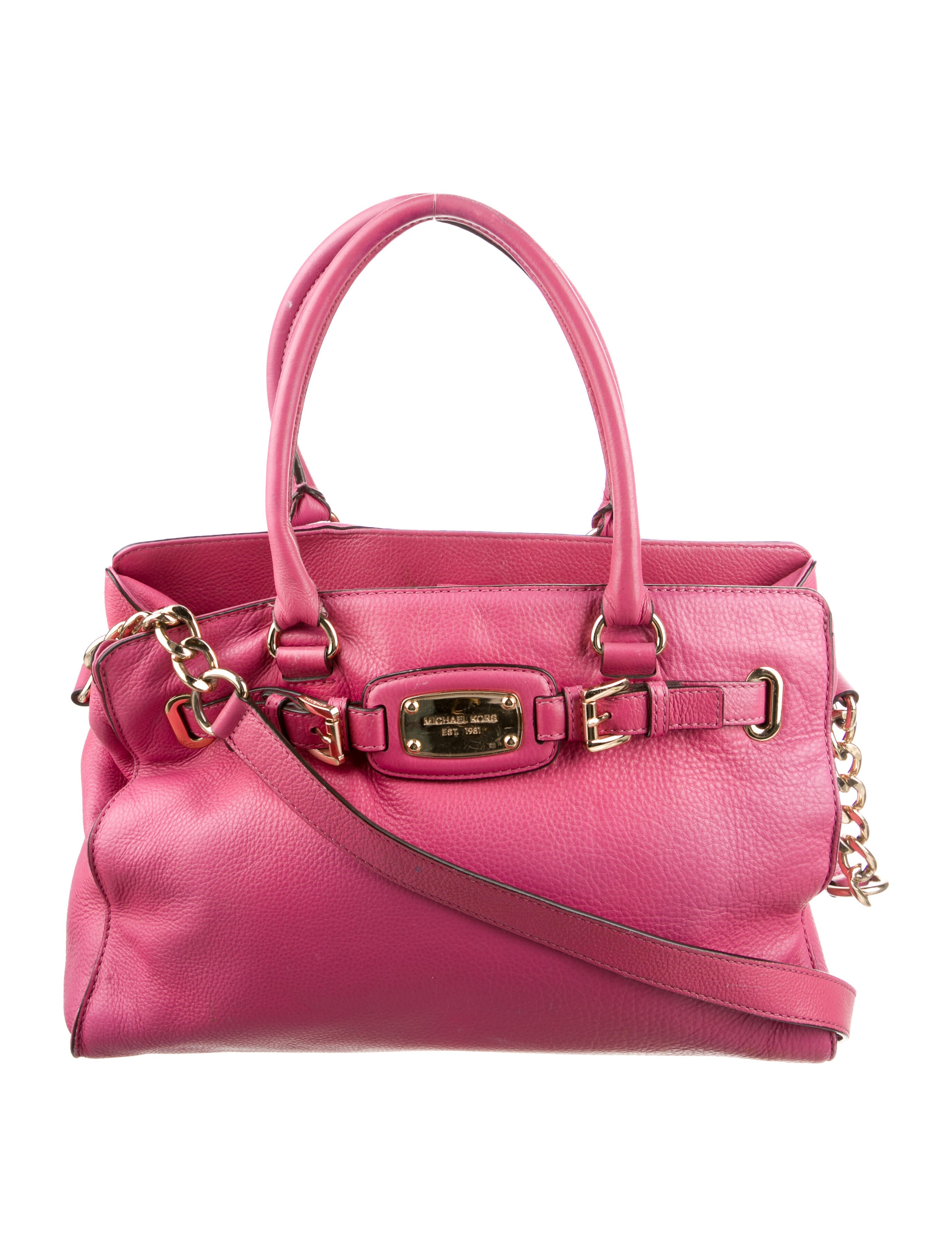 Michael Michael Kors Textured Leather Handle Bag