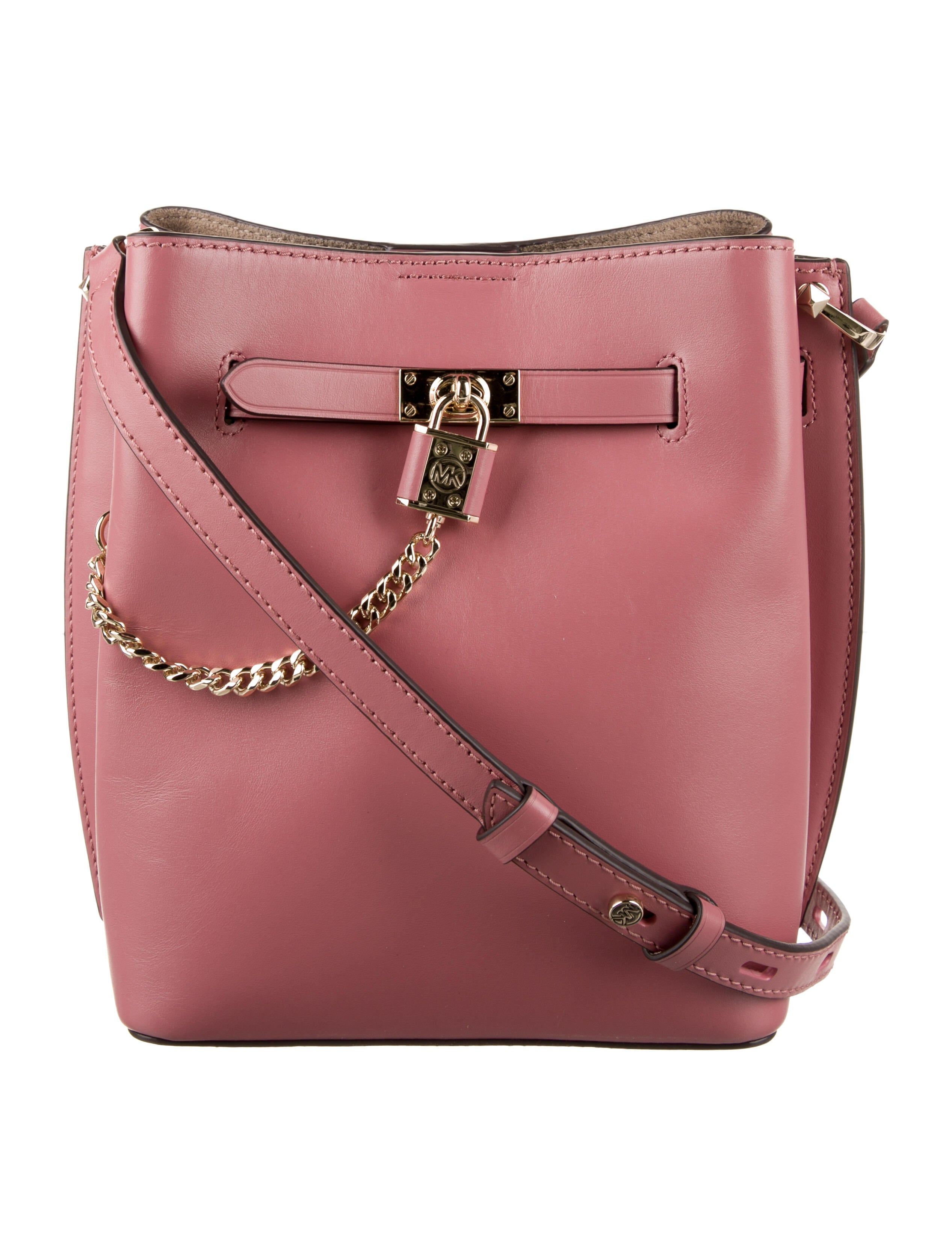 Michael Michael Kors Leather Bucket Bag