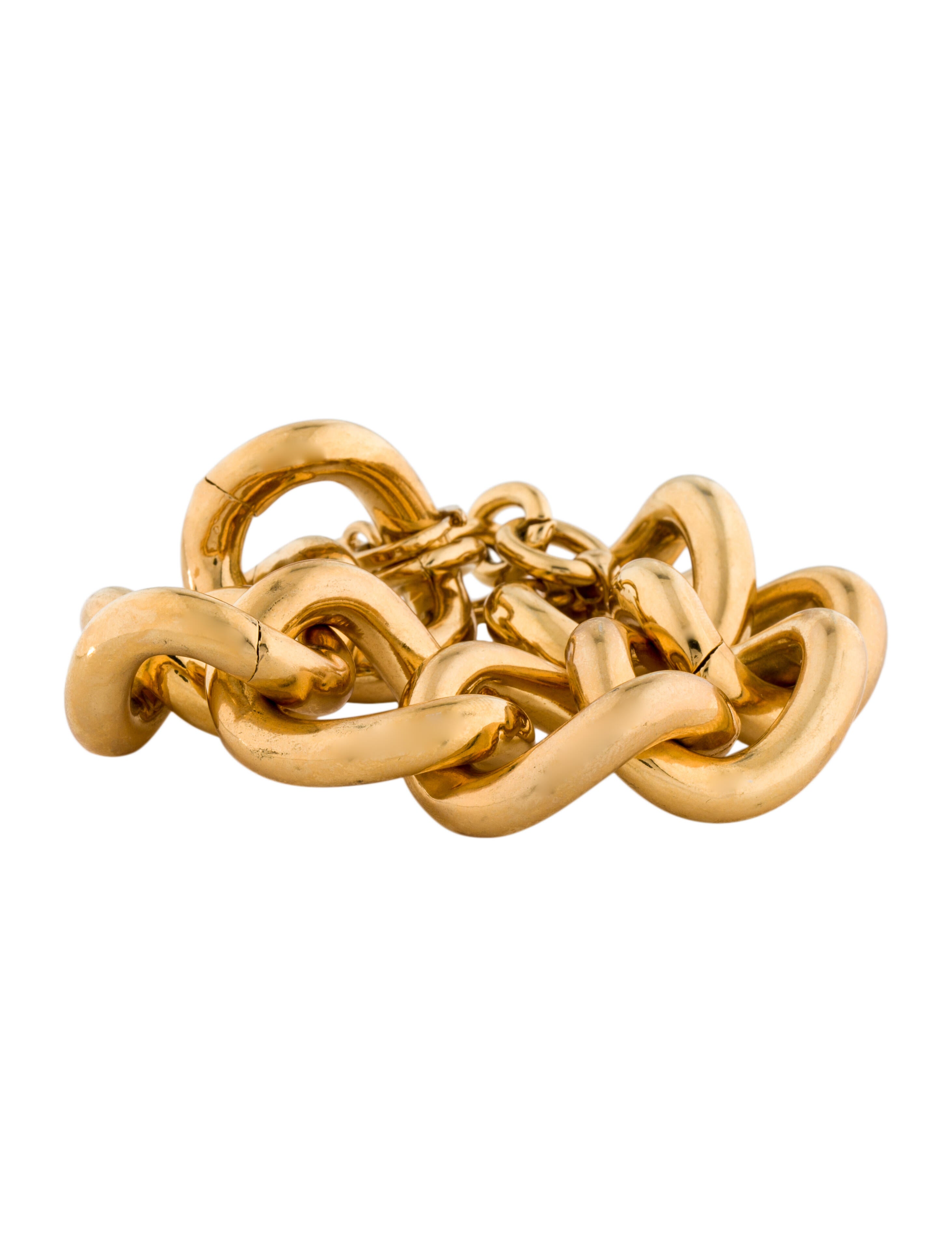 Michael Michael Kors Chunky Chain Link Bracelet GoldTone Metal Link