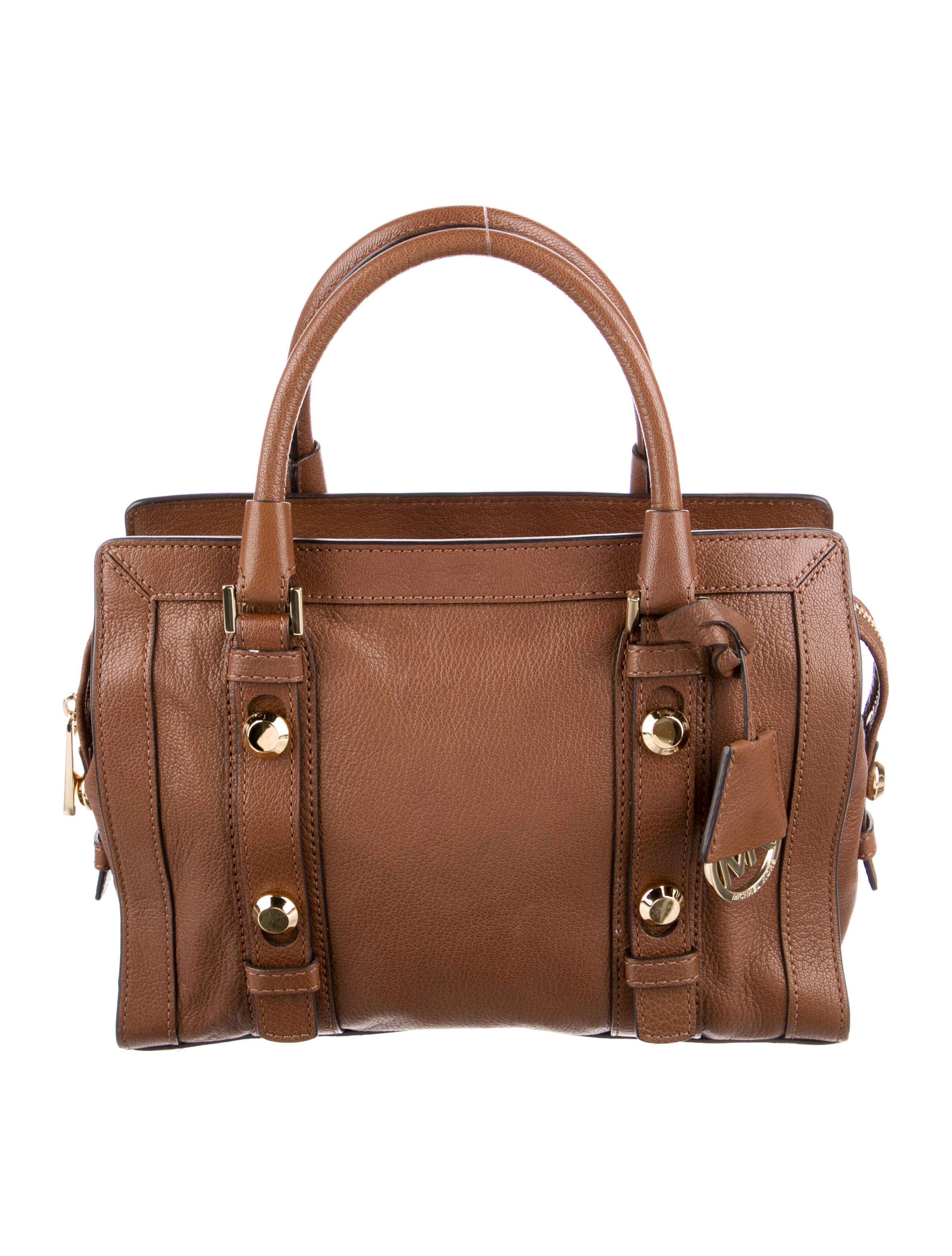 Michael Michael Kors Coated Canvas Handle Brown Handle Bags, Handbags WM5120791 The RealReal