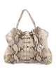 Michael Michael Kors Leather Snakeskin Handle bag