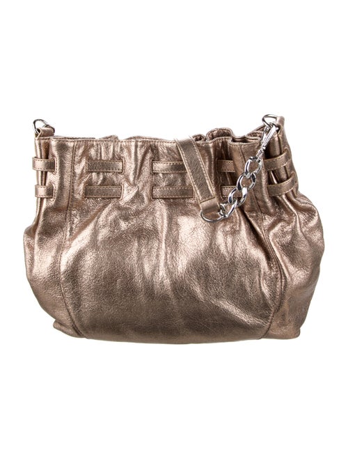 Michael Michael Kors Metallic Leather Shoulder Bag