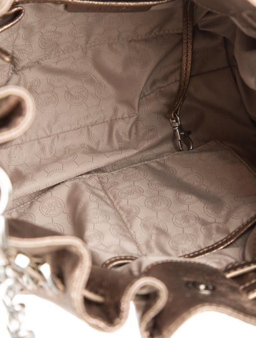 Michael Michael Kors Metallic Leather Shoulder Bag