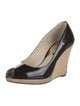 Michael Michael Kors Patent Leather Tweed Pattern Pumps