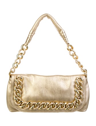 Michael Michael Kors Metallic Leather Handle Bag