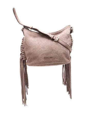 Michael Michael Kors Suede Fringe Crossbody Bag