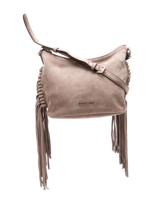 Michael Michael Kors Suede Fringe Crossbody Bag
