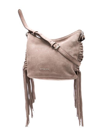 Michael Michael Kors Suede Fringe Crossbody Bag