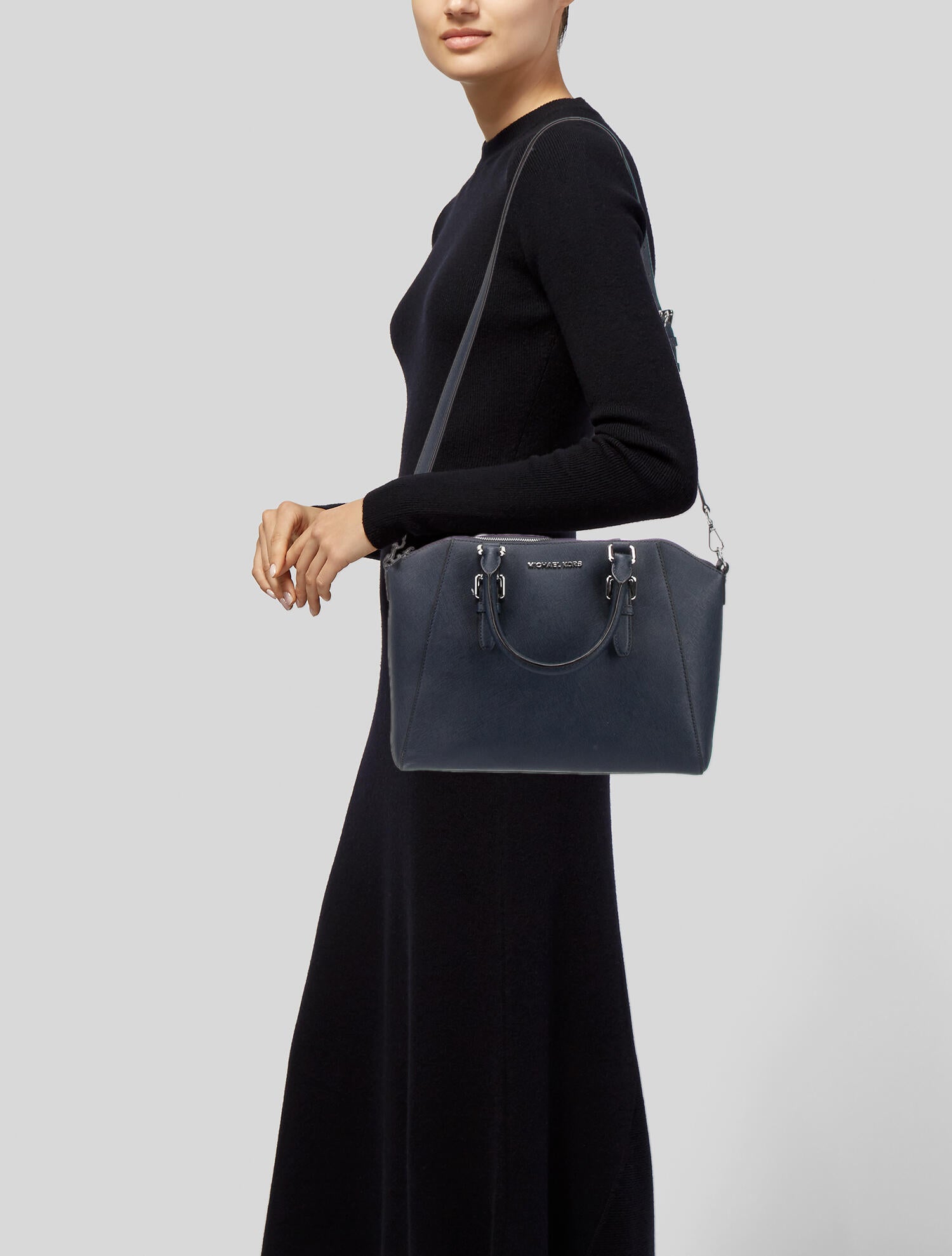 Michael Michael Kors Leather Handle Bag