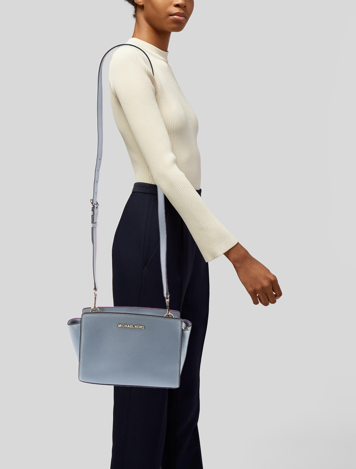 Michael Michael Kors Leather Crossbody Bag