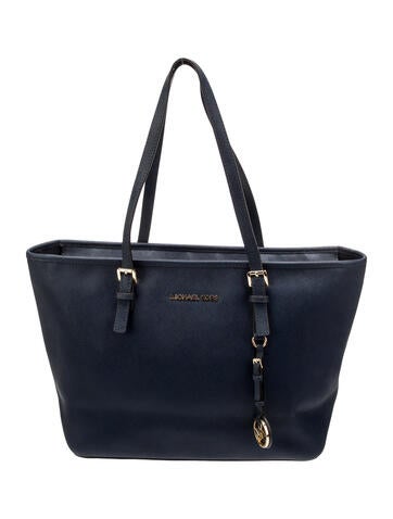 Michael Kors Totes Gold-Toned Leather Tote Bag