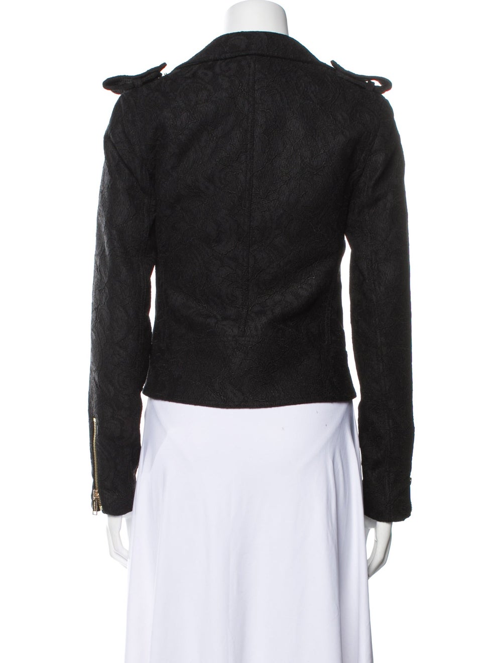 Michael Michael Kors Biker Jacket Black Pointed C… - image 3