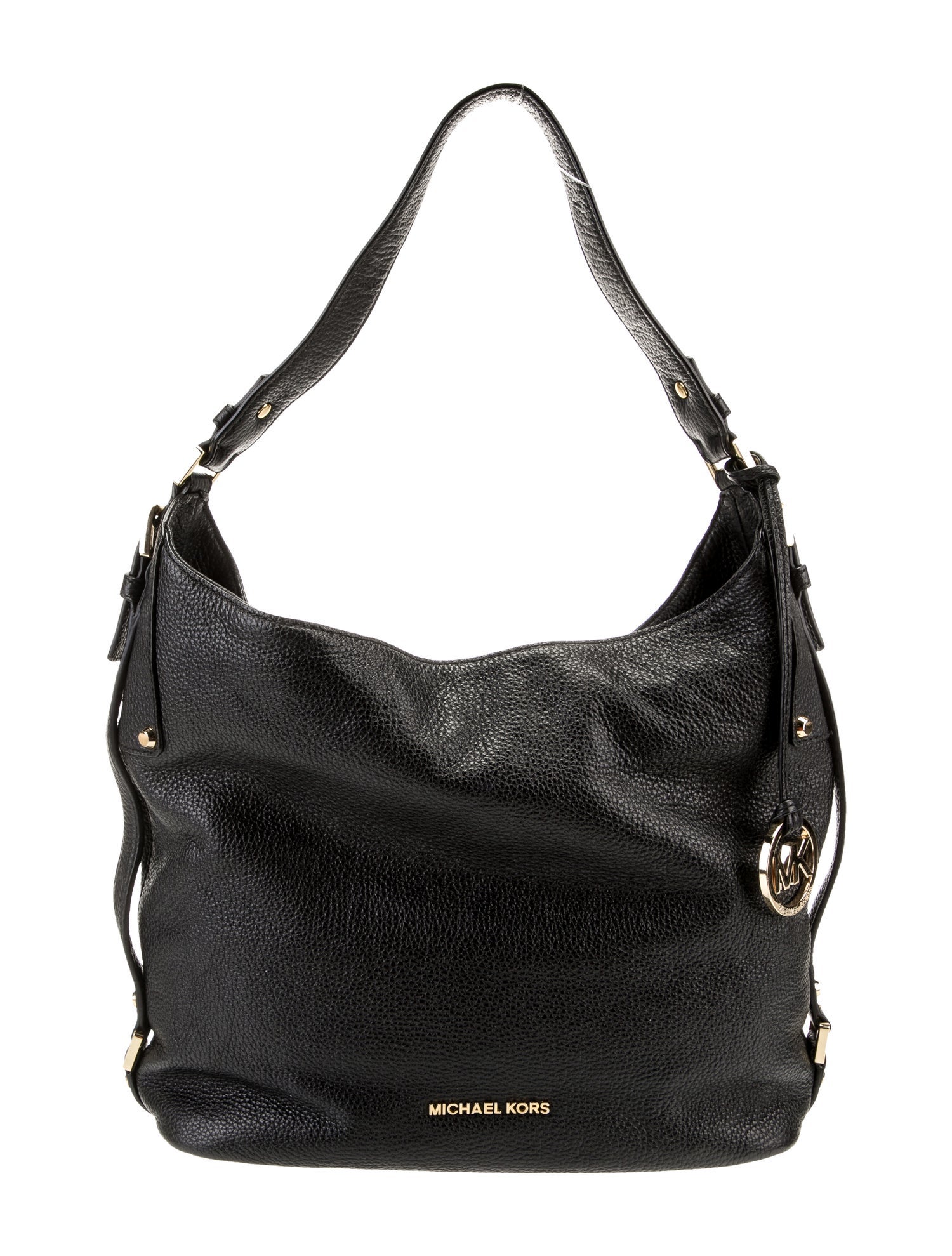 Michael Michael Kors Leather Shoulder Bag Black Shoulder Bags