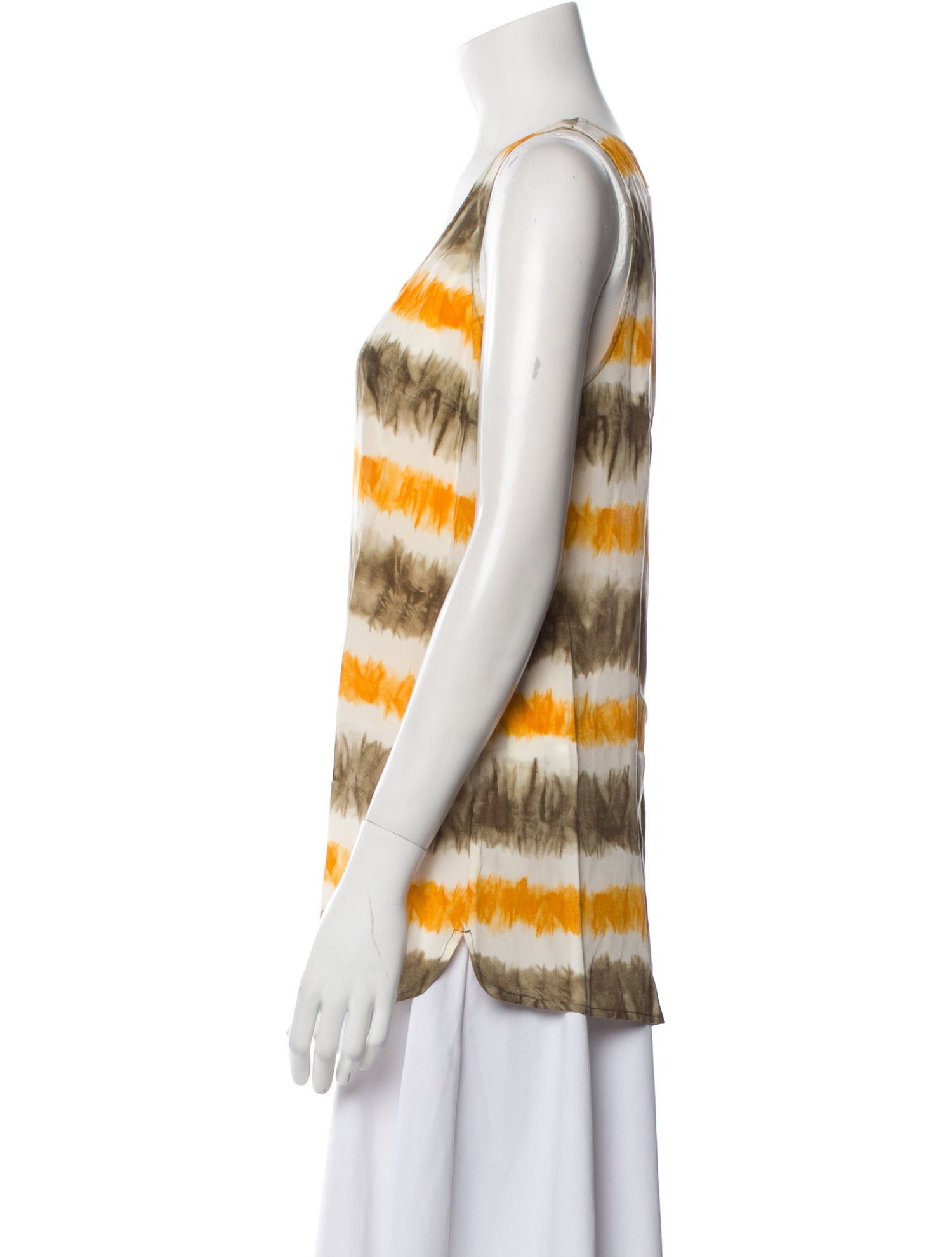 Michael Michael Kors Silk Tie-Dye Print Top w/ Tags