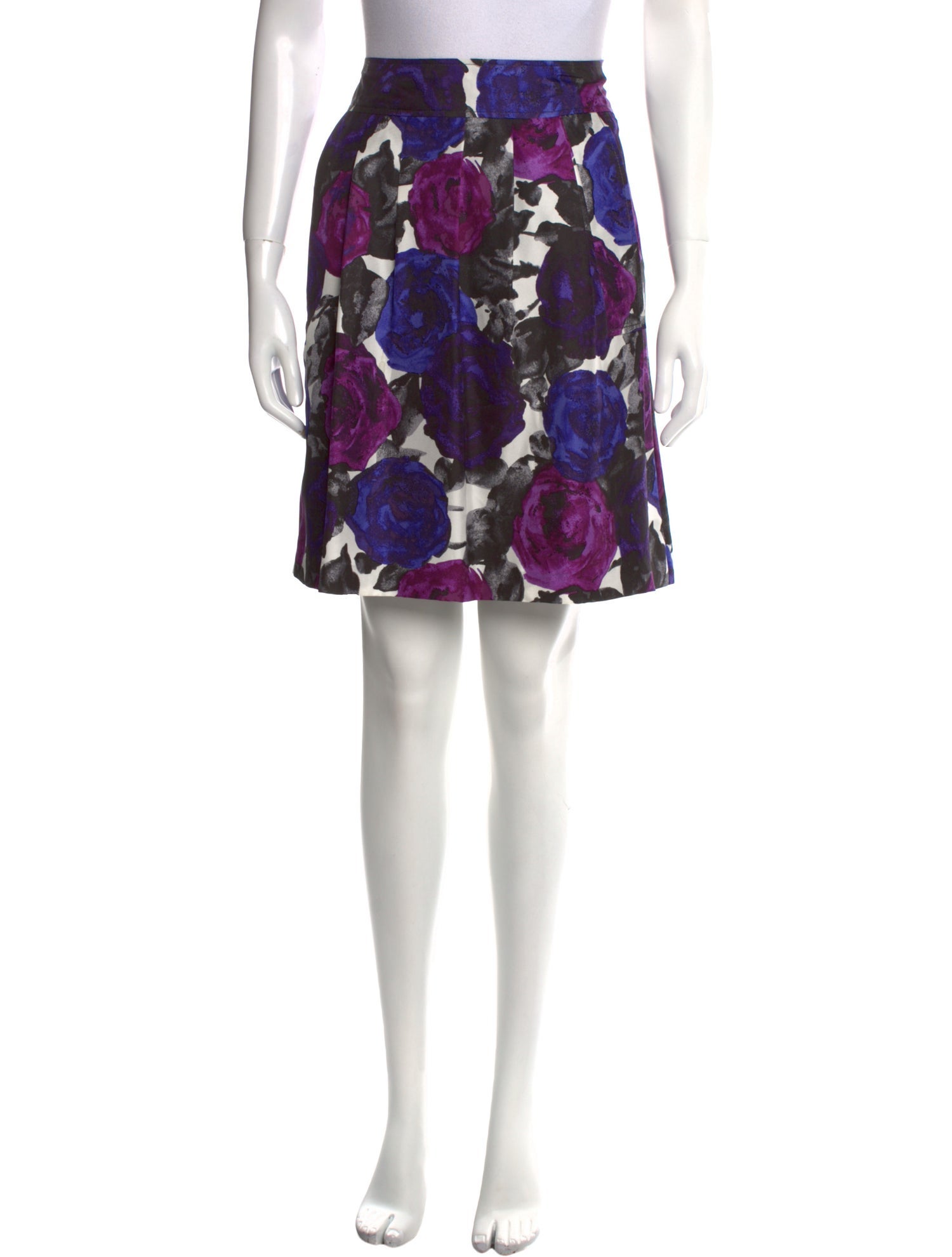 Michael Michael Kors Silk Knee-Length Skirt