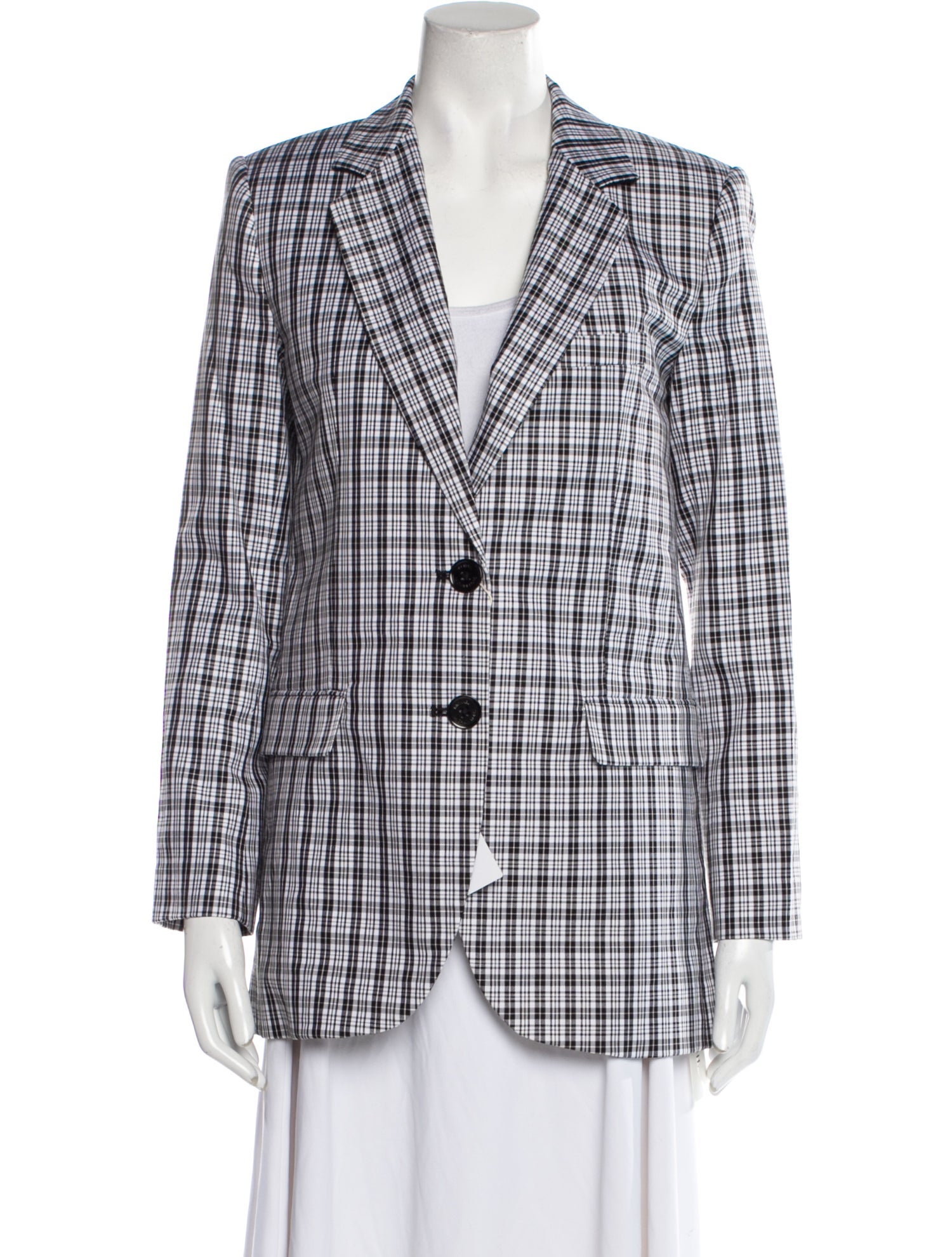 Michael Michael Kors Plaid Print Blazer w/ Tags