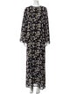 Michael Michael Kors Floral Print Long Dress