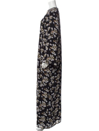 Michael Michael Kors Floral Print Long Dress