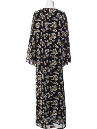 Michael Michael Kors Floral Print Long Dress