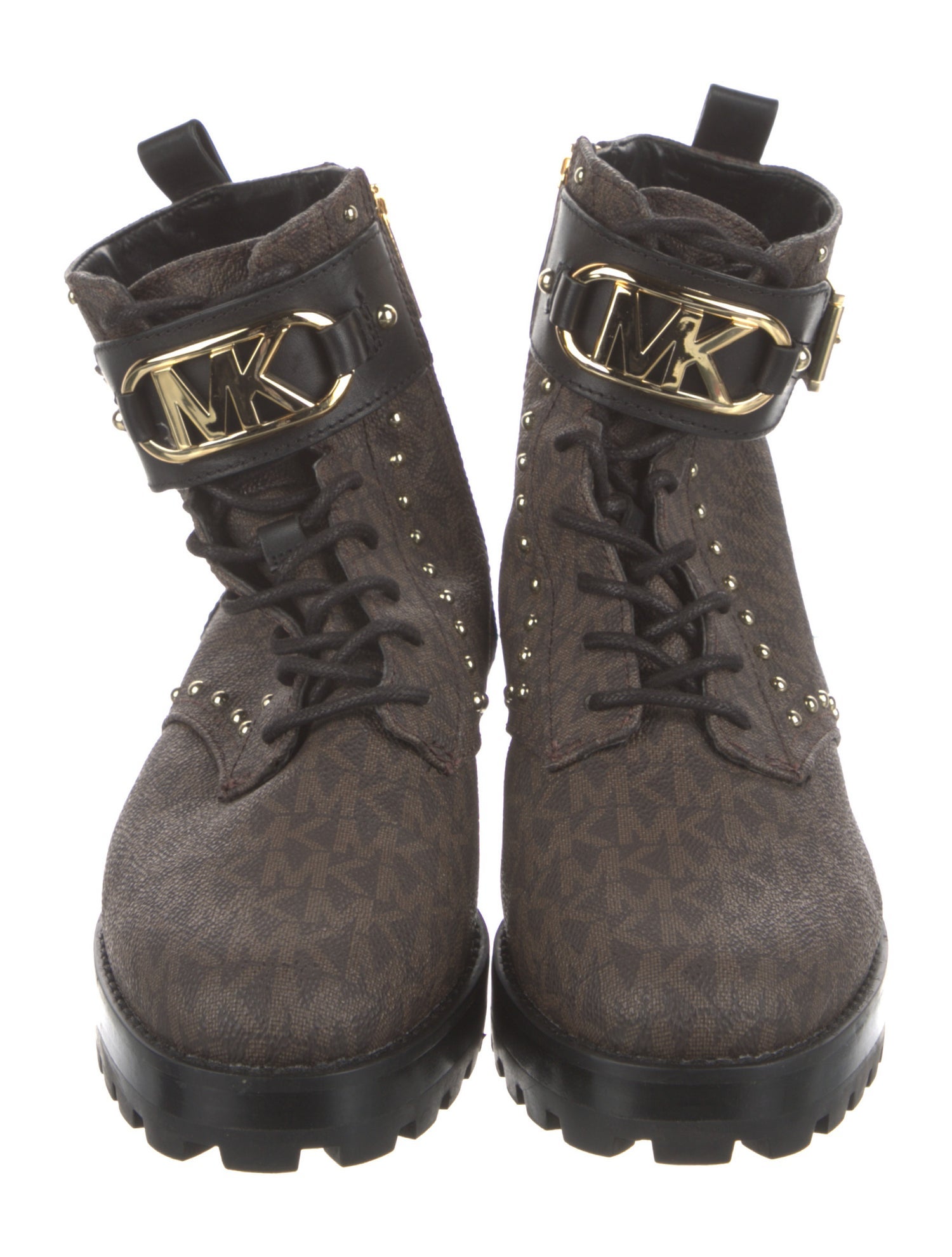 Michael Michael Kors Printed Combat Boots