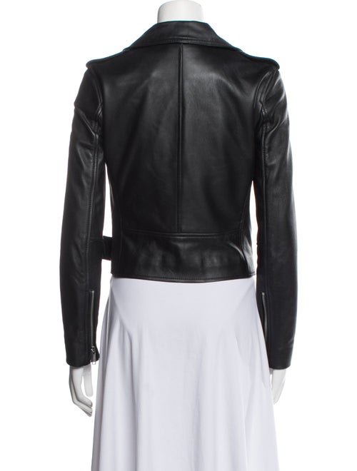 Michael Michael Kors Lamb Leather Biker Jacket