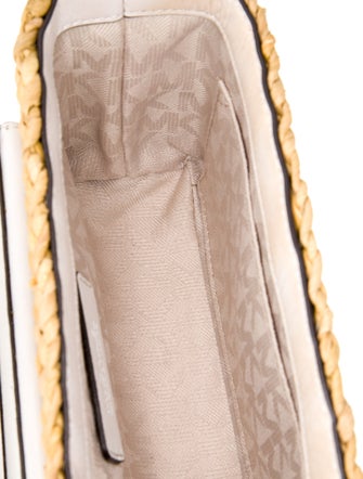 Michael Michael Kors Straw Top Handle Bag