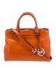 Michael Michael Kors Ostrich Top Handle Bag