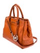 Michael Michael Kors Ostrich Top Handle Bag