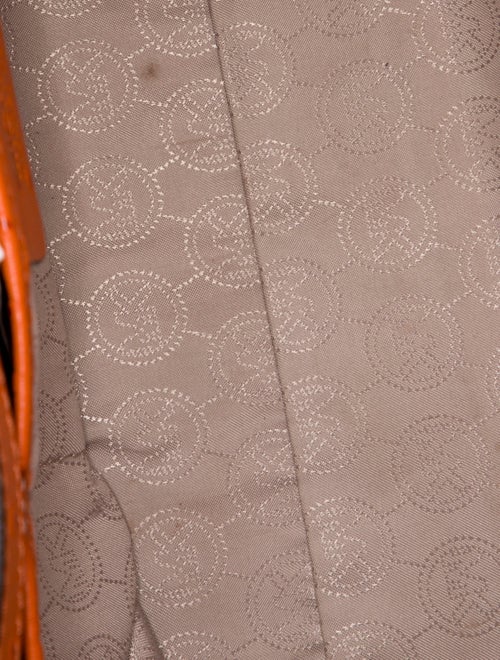 Michael Michael Kors Ostrich Top Handle Bag