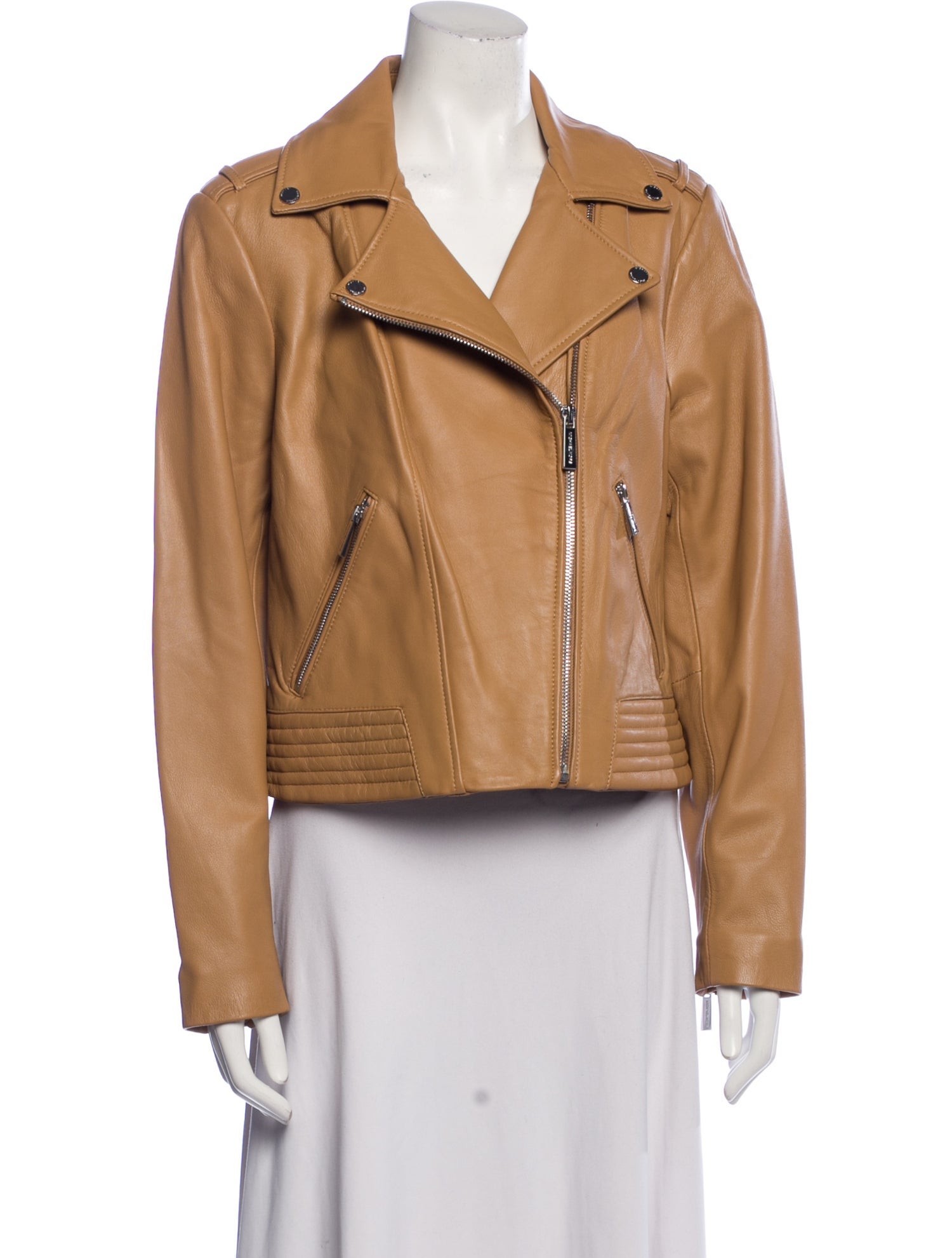 Michael Michael Kors Leather Biker Jacket