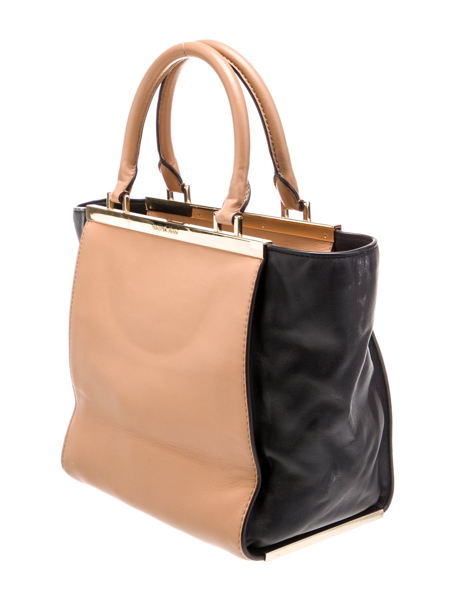 Michael Michael Kors Leather Top Handle Bag