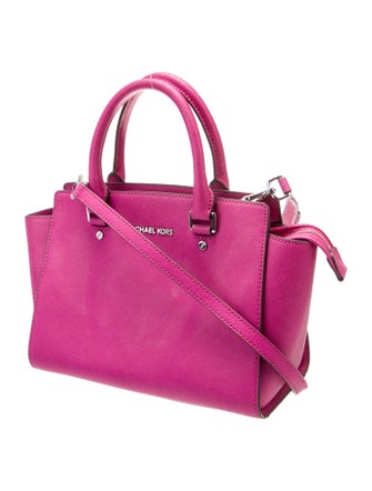 Michael Michael Kors Saffiano Leather Top Handle Bag