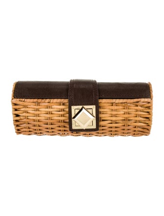 Michael Michael Kors Straw Clutch