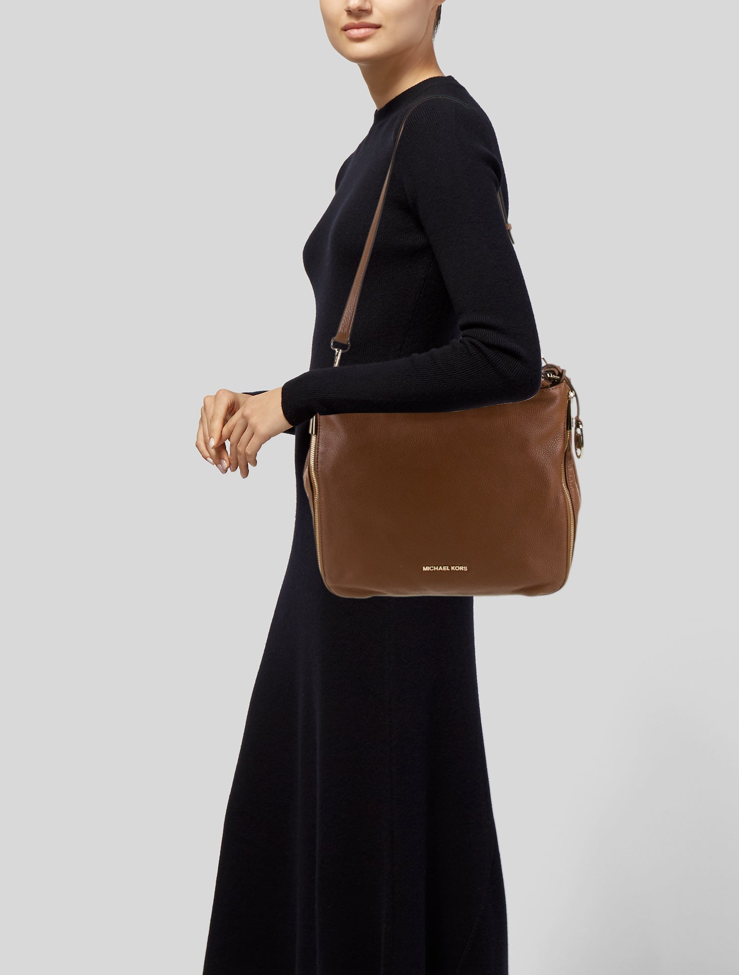 Michael Michael Kors Leather Top Handle Bag