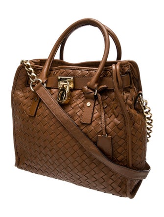 Michael Michael Kors Leather Top Handle Bag