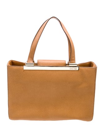 Michael Michael Kors Saffiano Leather Top Handle Bag