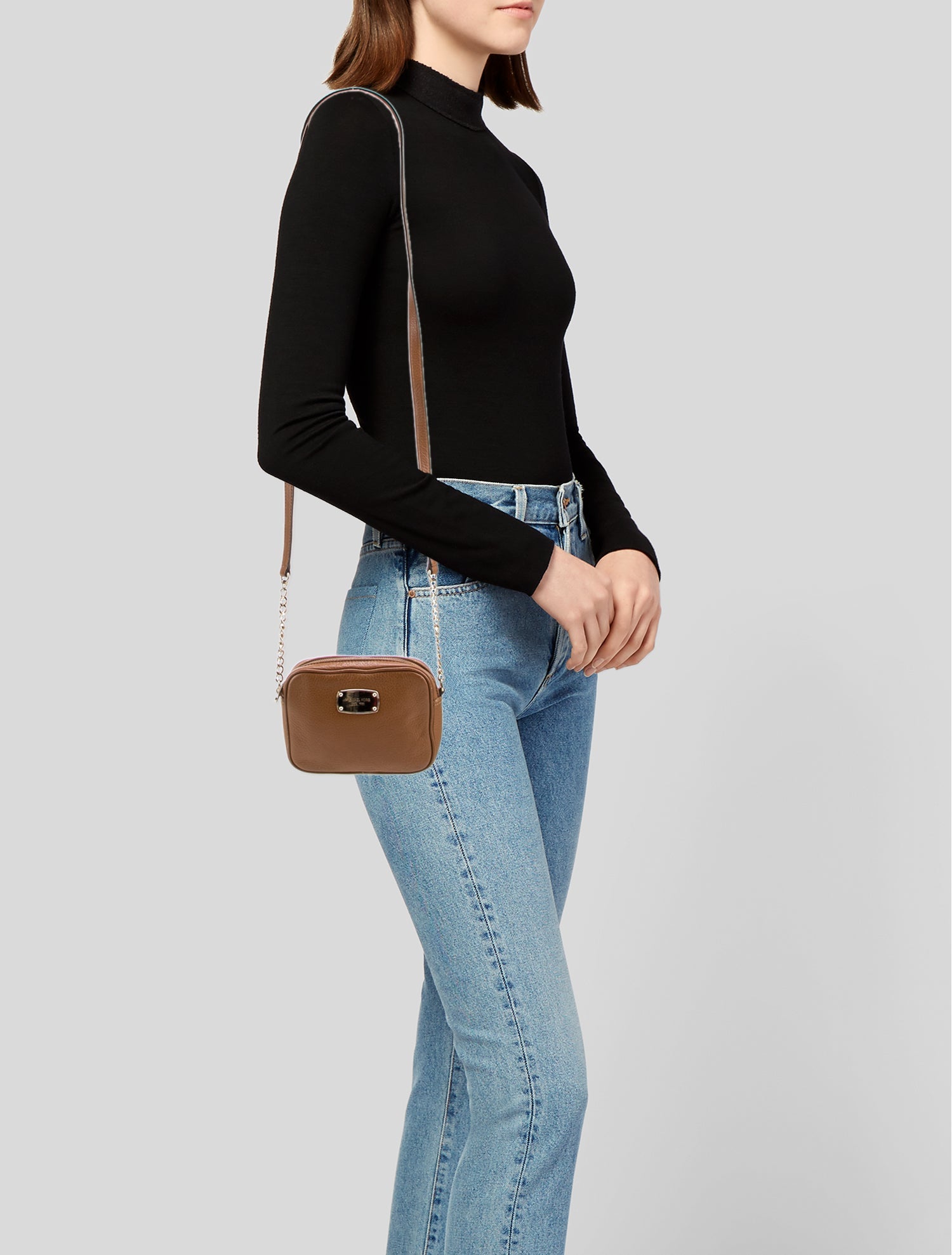 Michael Michael Kors Leather Crossbody Bag