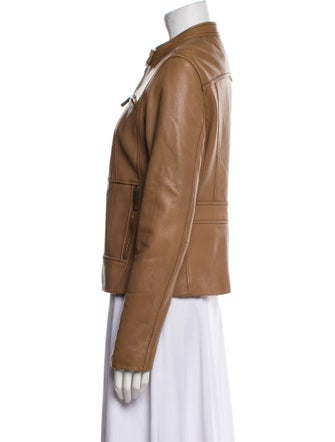 Michael Michael Kors Leather Biker Jacket