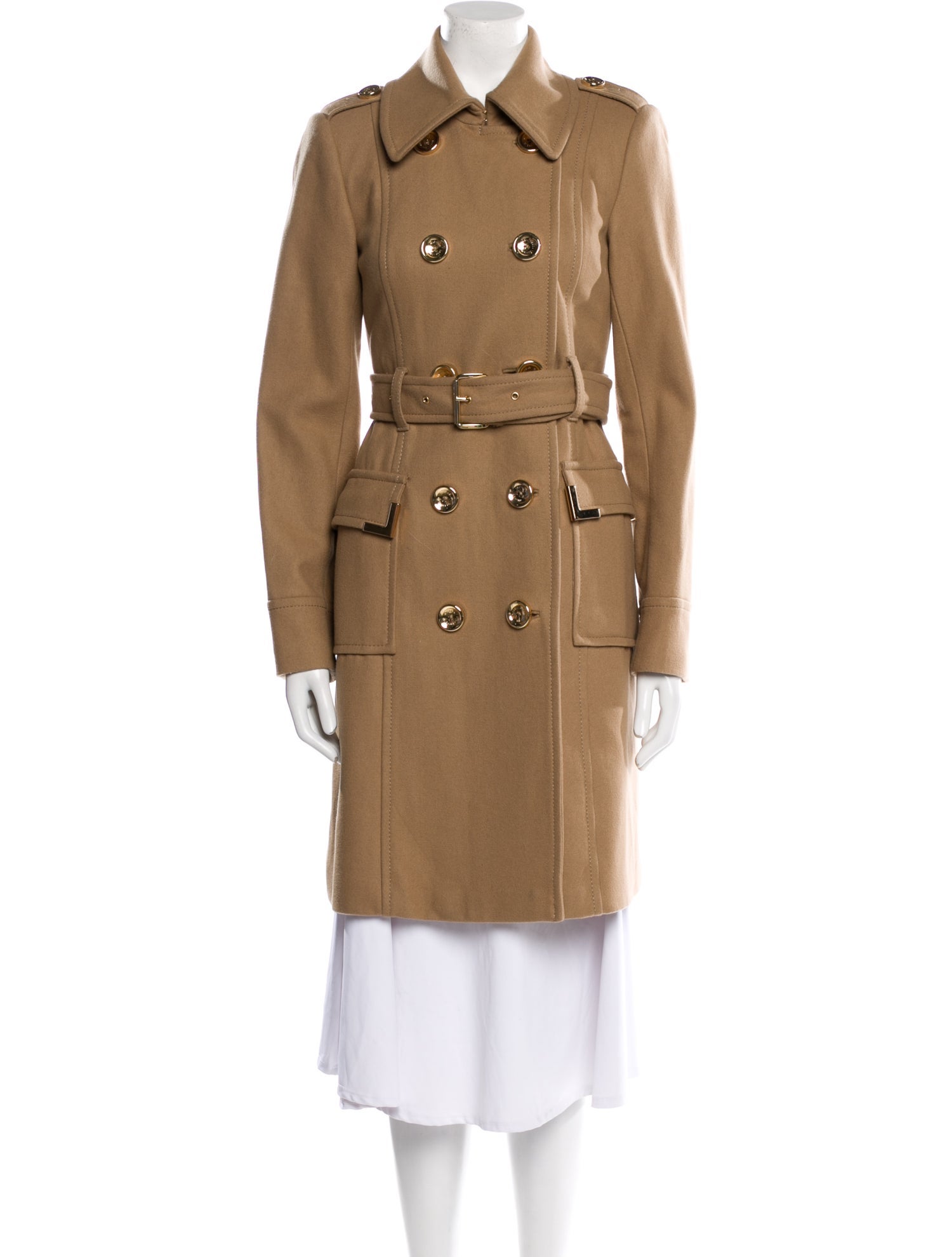 Michael Michael Kors Wool Trench Coat