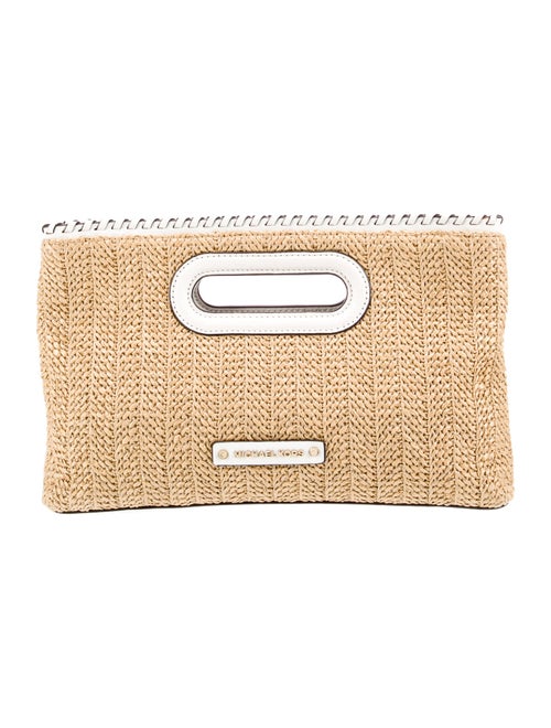 Michael Michael Kors Raffia Top Handle Bag