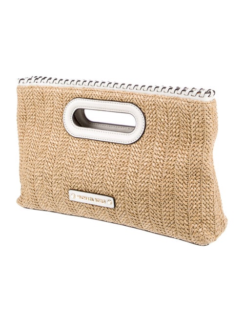 Michael Michael Kors Raffia Top Handle Bag