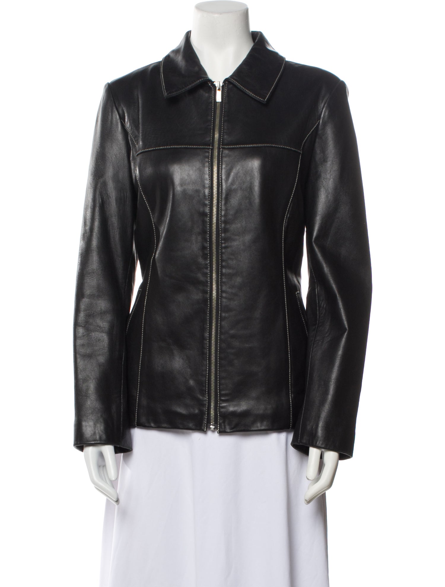 Michael Michael Kors Leather Biker Jacket