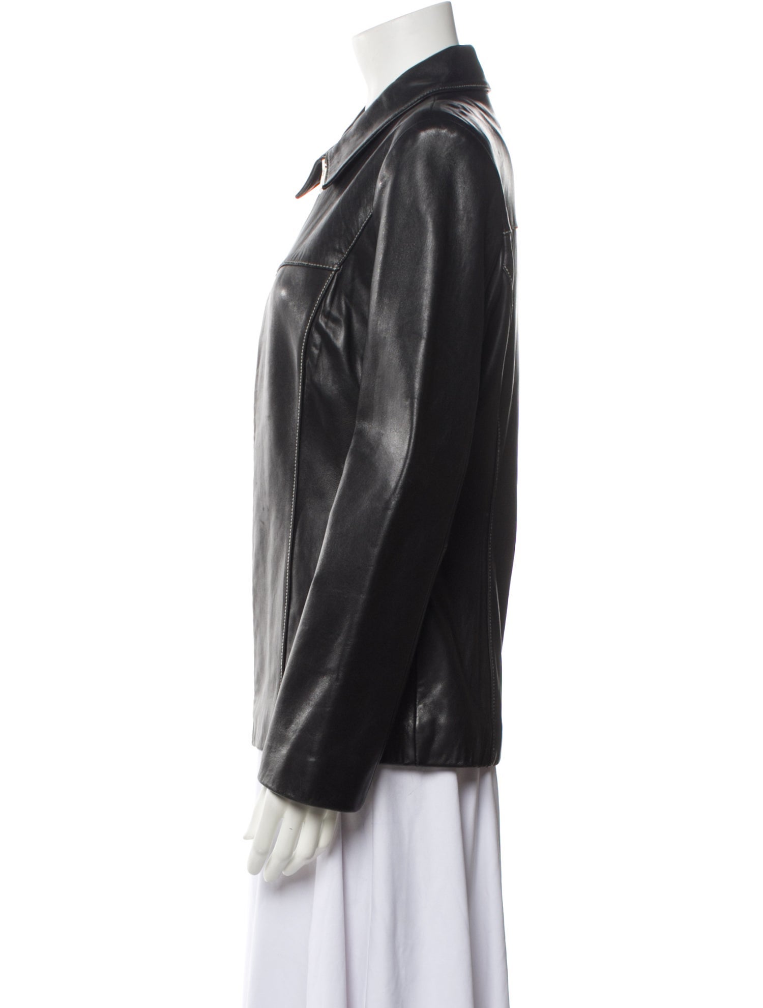 Michael Michael Kors Leather Biker Jacket