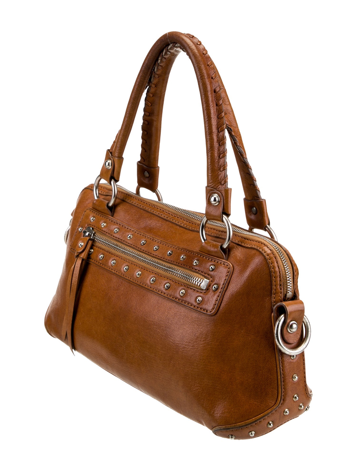 Michael Michael Kors Leather Top Handle Bag