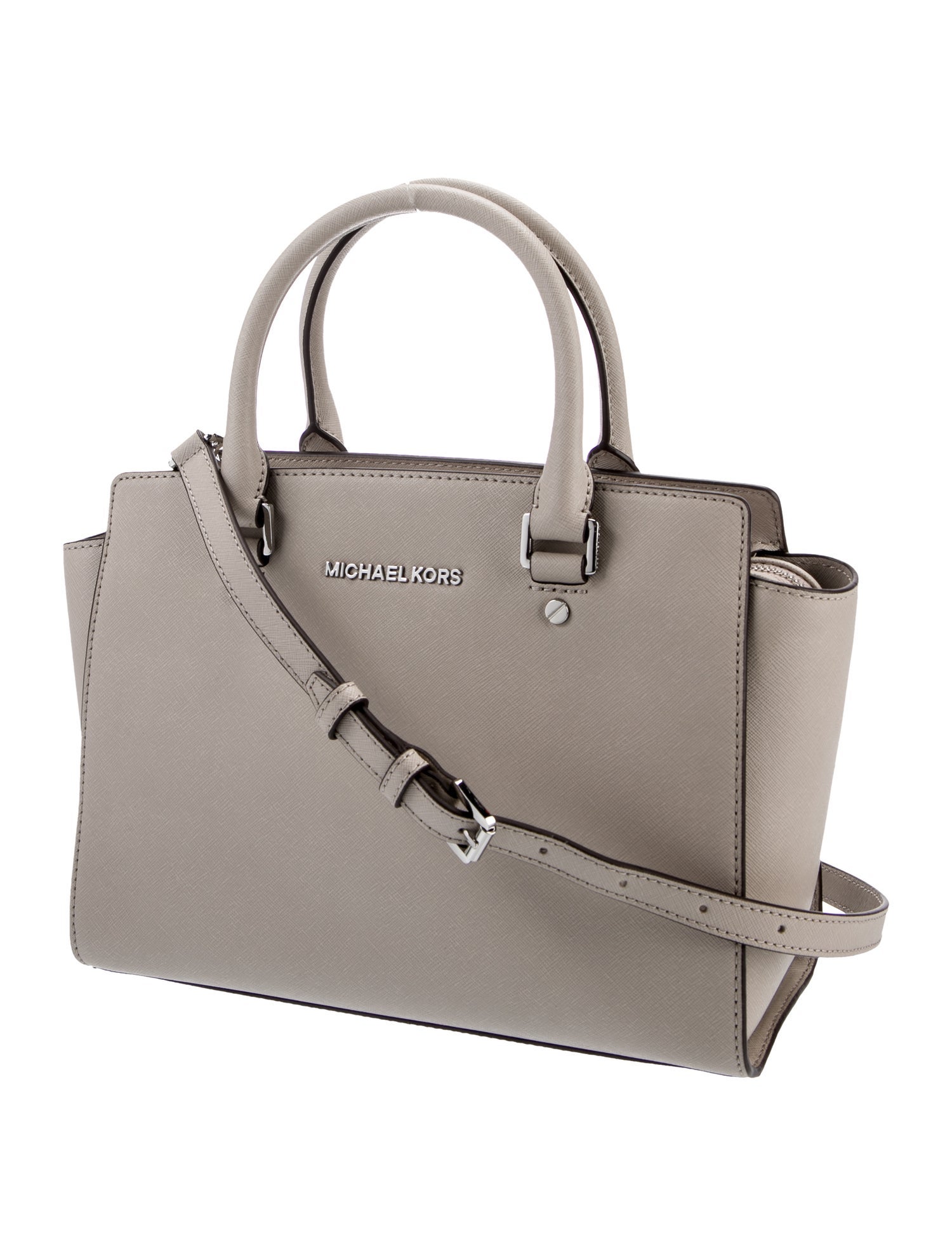 Michael Michael Kors Saffiano Leather Top Handle Bag