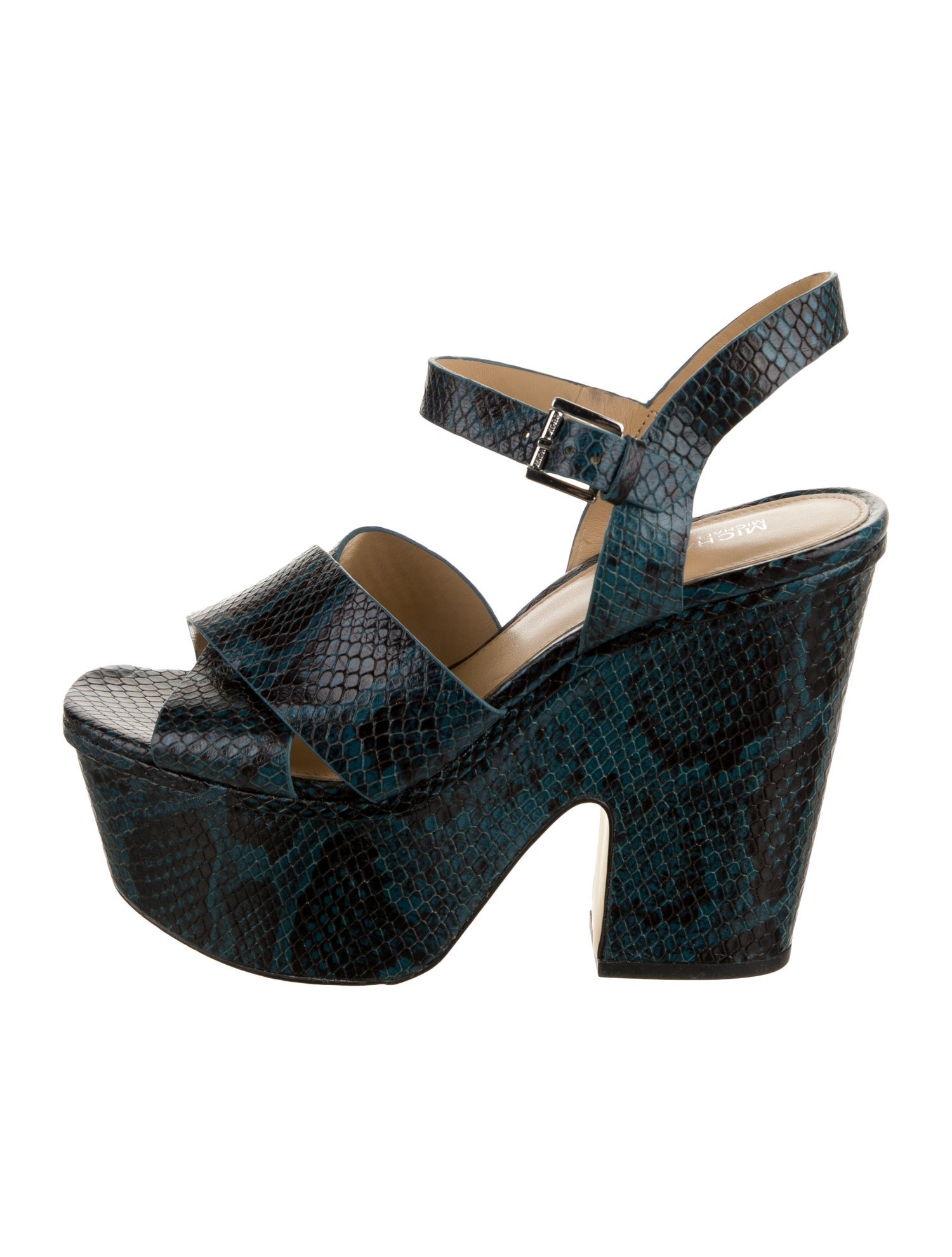 Michael Michael Kors Leather Animal Print Espadrilles