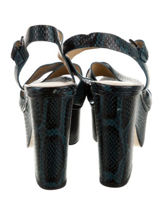 Michael Michael Kors Leather Animal Print Espadrilles