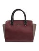 Michael Michael Kors Leather Top Handle Bag